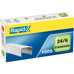 Staples no.24/6 1000pcs. Standard, Rapid