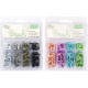 Brads ⌀5 & 7mm 140pcs., Craft Sensations