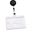 ID kartes turētājs 54x85mm + yoyo slēgts 10gab., Europel