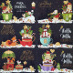 Dizaina papīra bloks 30.5x30.5cm 250g/m² 24 dizaini Some Christmas Joy, Grafix