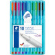 Pildspalvu komplekts Triplus® Gel 462 10gab., Staedtler