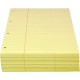 Papīra bloks A4 80g/m² 100lp. līnijas dzeltens, Bantex