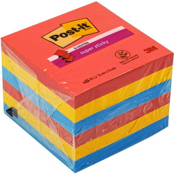 Post-it® Super Sticky Z-Notes Playful Colours 76x76mm 90 Sheets