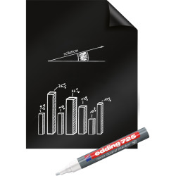 Magic-Chart Blackboard Foil 60x80cm 25pcs., Legamaster