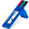 Lodīšu pildspalvas Triplus® Ball 437F 4gab., Staedtler