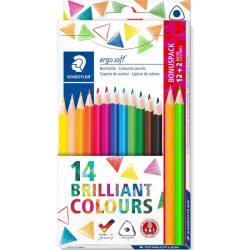 Coloured Pencil Ergosoft® 157C Bonuspack 12+2, Staedtler