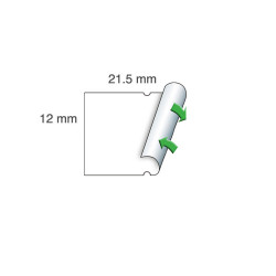 Removable Price Labels 21.5x12mm 1000pcs.