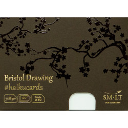 Bristol Drawing Haikucards 15x10cm 308g/m² 20pcs., Smiltainis