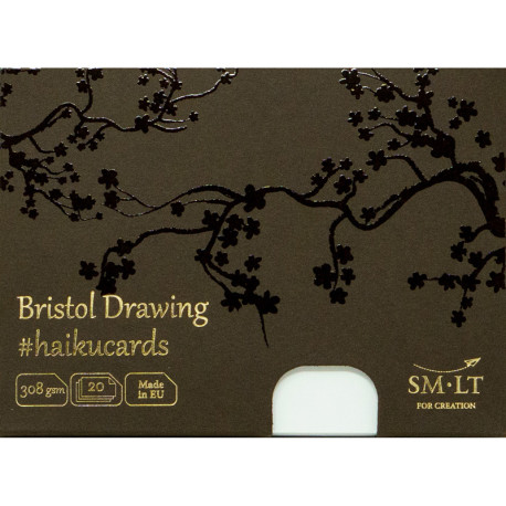 Apsveikuma kartīšu sagataves Bristol Drawing Haikucards 15x10cm 308g/m² 20gab., Smiltainis