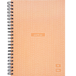Spiral-binded notebook A4/160 Sheets, Kreska