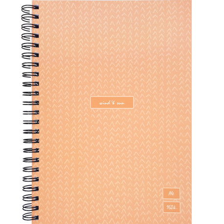 Spiral-binded notebook A4/160 Sheets, Kreska