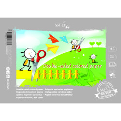 Double Sided Coloured Paper A4 80g/m² 8 Sheets, Smiltainis