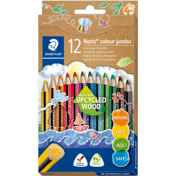 Noris® Colour Jumbo Triangular Coloured Pencils 12pcs., Staedtler