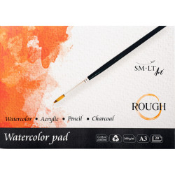 Watercolour Paper Pad Rough A3 260g/m² 20 Sheets, Smiltainis