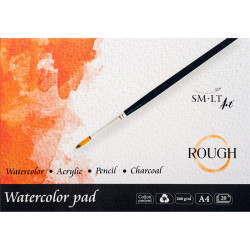 Watercolour Paper Pad Rough A4 260g/m² 20 Sheets, Smiltainis