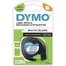 Letratag Plastic 12mmx4m, Dymo