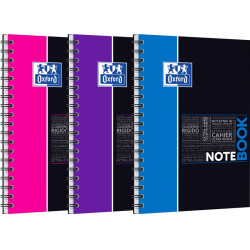 Wired Notebook B5 80 Sheets Squared, Oxford