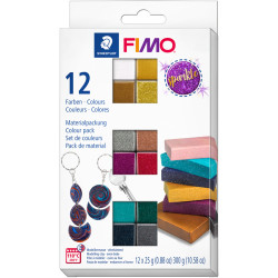 Fimo® Effect Sparkle Colours 12x25g, Staedtler