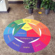 Floor Sticker Colour Wheel ⌀148cm