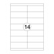 Labels Rillprint 105x39mm, Rillstab