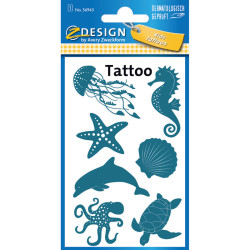Uzlīmes tetovējumi 56943 (jūras iemītnieki), Avery Zweckform