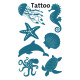 Uzlīmes tetovējumi 56943 (jūras iemītnieki), Avery Zweckform
