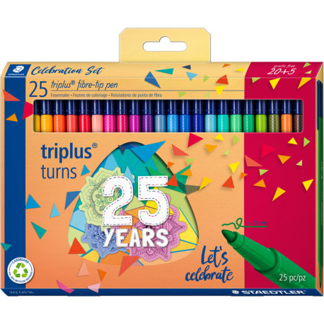 Flomāsteri Triplus® 25 Years 25gab., Staedtler