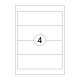 Labels Rillprint 192x62mm, Rillstab