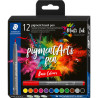 Pigment Brush Pen Basic Colours 12pcs., Staedtler