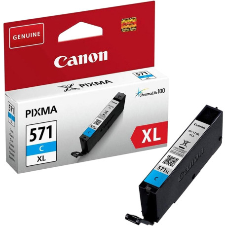 Ink Cartridge CLI-571XL Cyan 11ml, Canon