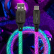 Kabelis USB Type-C ar LED gaismu 1m, Ansmann