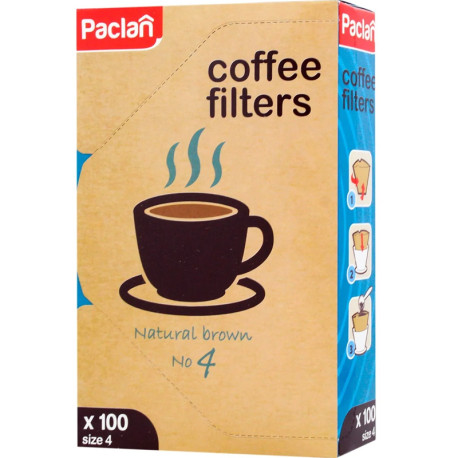 Kafijas filtri nr.4 100gab., Paclan