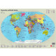 Pasaules fizioģeogrāfiskā un politiskā karte A3 1:85000000, Jāņa Sēta