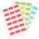 Index Tabs Assorted 12x25mm 72pcs., 3L