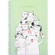 Koledžbloks Cute Cats Series A5, ABC Jums