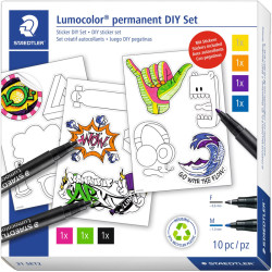 Permanentu marķieru Lumocolor® komplekts Dari Pats!, Staedtler