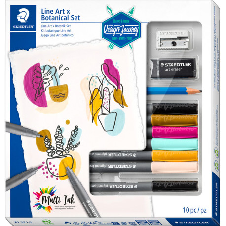 Line Art Botanical Set 10pcs., Staedtler