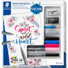 Brush Lettering Set 9pcs., Staedtler