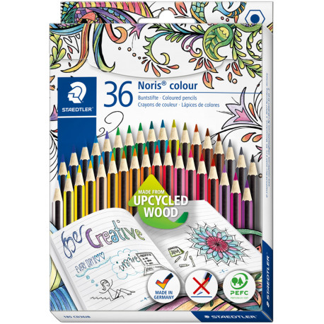 Krāsainie zīmuļi Noris® Colour 185 Johanna Bedford Edition 36gab., Staedtler