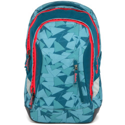 Backpack Satch Sleek Petrol Triangle