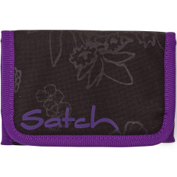 Wallet Satch Purple Hibiscus, Ergobag