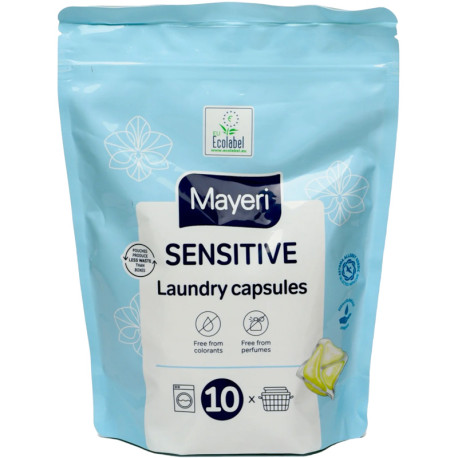 Laundry Capsules Sensitive 10pcs., Mayeri
