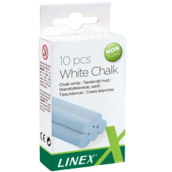 Linex White Chalk 10pcs.