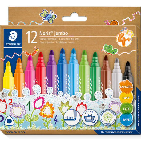 Triangular fibre-tip pen  Noris® jumbo 328, Staedtler