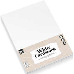White Cardboard A4 220g/m² 10pcs., Craft ID