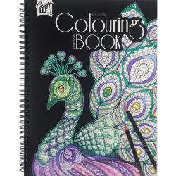 Colouring Book Peacock, Craft ID