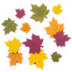 Wooden Maple Leaves 12pcs., DP Craft