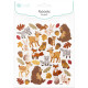 Stickers Forest Animals, DP Craft