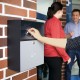 Ash Bin with Roof Wall Mount, Wedo