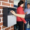 Ash Bin with Roof Wall Mount, Wedo